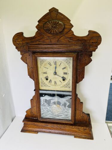 Seth Thomas White Fleet No.298 B Peace Clock Works Great – Unique