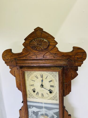 Seth Thomas White Fleet No.298 B Peace Clock Works Great – Unique