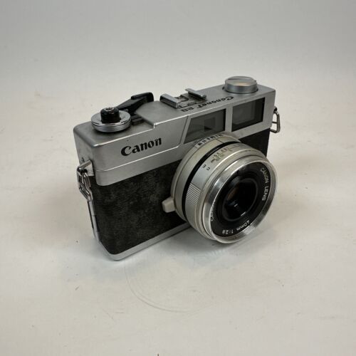 Canon Canonet 28 35mm Rangefinder Camera with 40mm Lens parts repair
