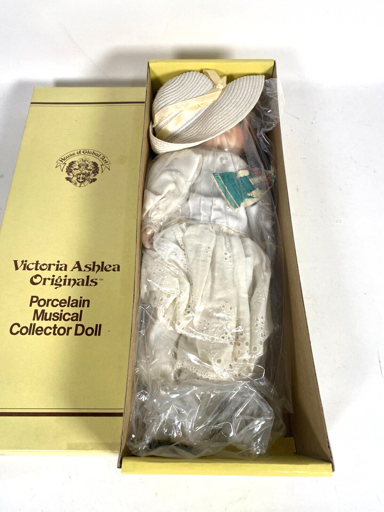 Victoria Ashlea Originals Global Art Porcelain Musical Doll 1980s